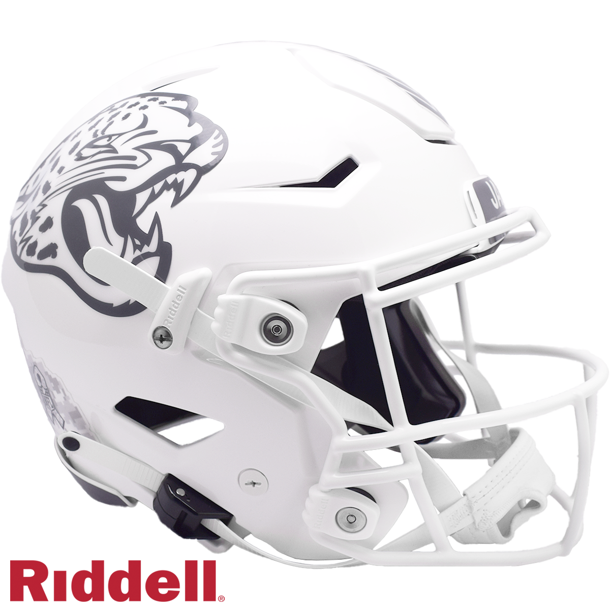 Jacksonville Jaguars Helmet Riddell Authentic Full Size SpeedFlex Style Salute To Service 2024