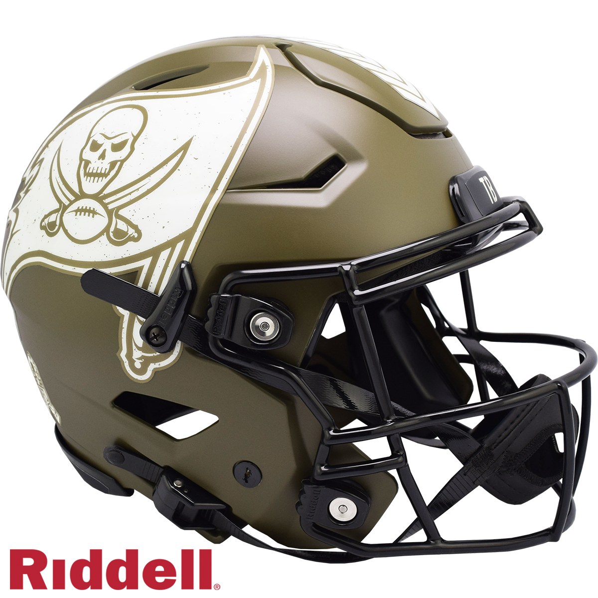 Tampa Bay Buccaneers Helmet Riddell Authentic Full Size SpeedFlex Style Salute To Service 2022