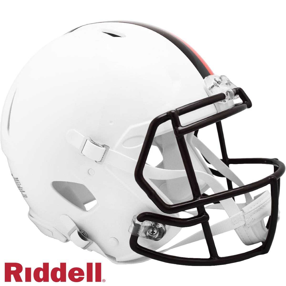 Cleveland Browns Helmet Riddell Authentic Full Size Speed Style On-Field Alternate 2023 White Out - Special Order