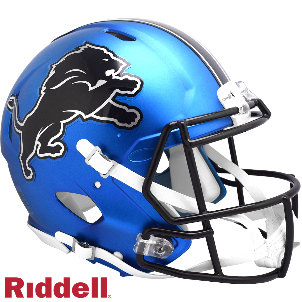 Detroit Lions Helmet Riddell Authentic Full Size Speed Style On-Field Alternate 2024