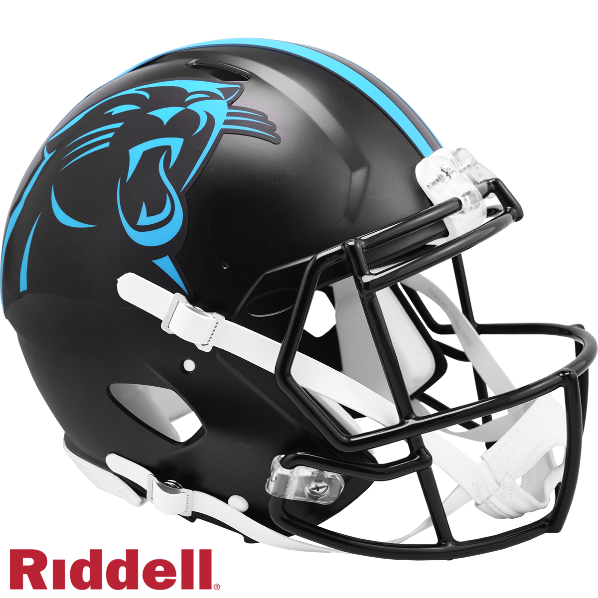 Carolina Panthers Helmet Riddell Authentic Full Size Speed Style On-Field Alternate - Special Order