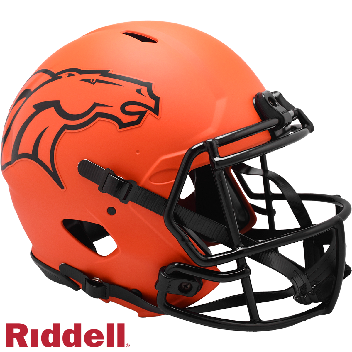 Denver Broncos Helmet Riddell Authentic Full Size Speed Style Rave Alternate