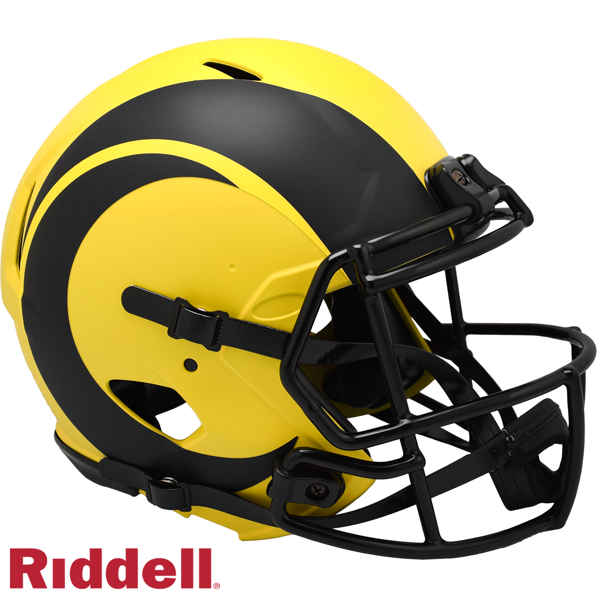 Los Angeles Rams Helmet Riddell Authentic Full Size Speed Style Rave Alternate