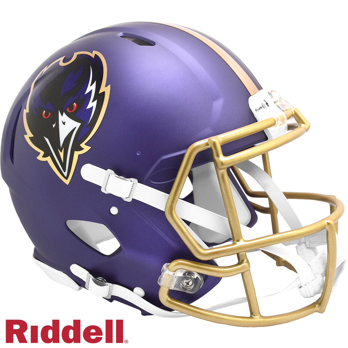 Baltimore Ravens Helmet Riddell Authentic Full Size Speed Style On-Field Alternate 2024 - Special Order