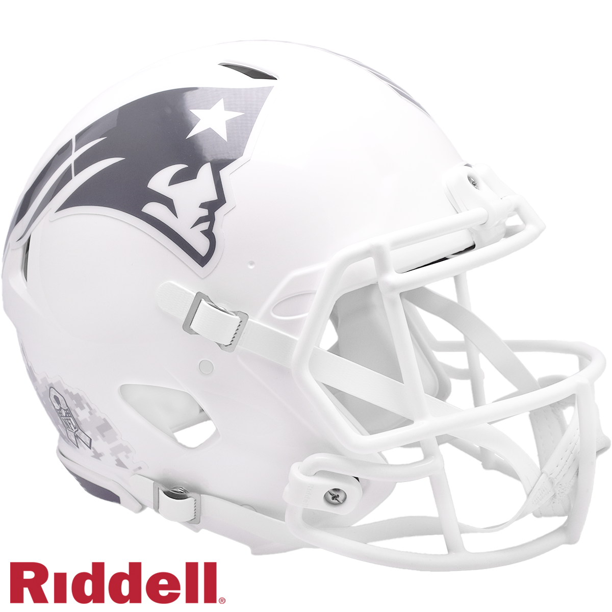 New England Patriots Helmet Riddell Authentic Full Size Speed Style Salute To Service 2024