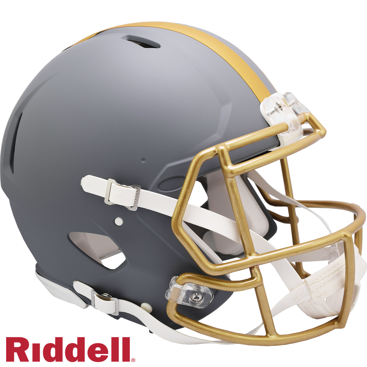 Cleveland Browns Helmet Riddell Authentic Full Size Speed Style Slate Alternate