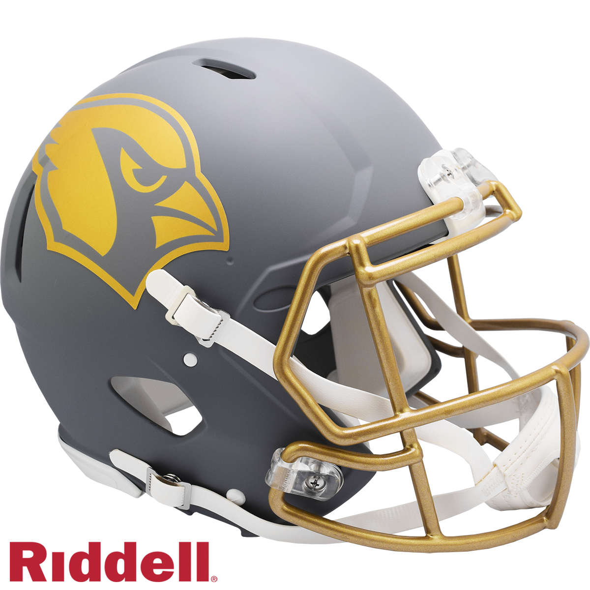 Arizona Cardinals Helmet Riddell Authentic Full Size Speed Style Slate Alternate