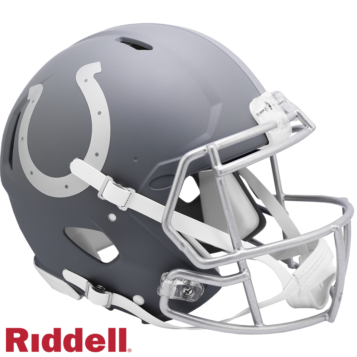 Indianapolis Colts Helmet Riddell Authentic Full Size Speed Style Slate Alternate