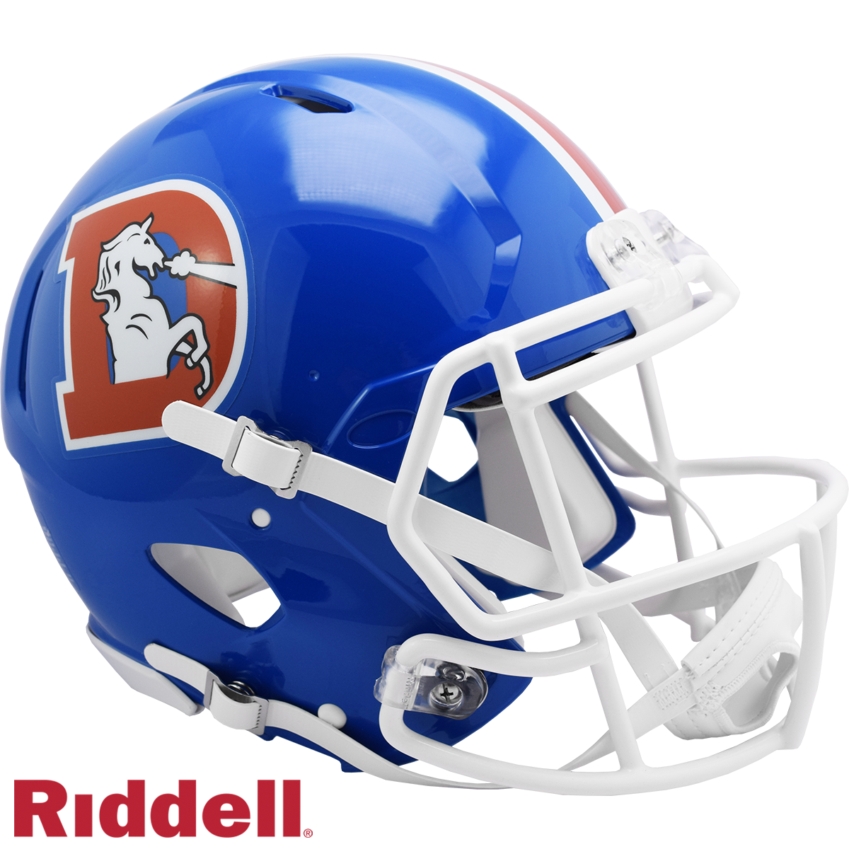 Denver Broncos Helmet Riddell Authentic Full Size Speed Style 1975-1996 T/B Special Order