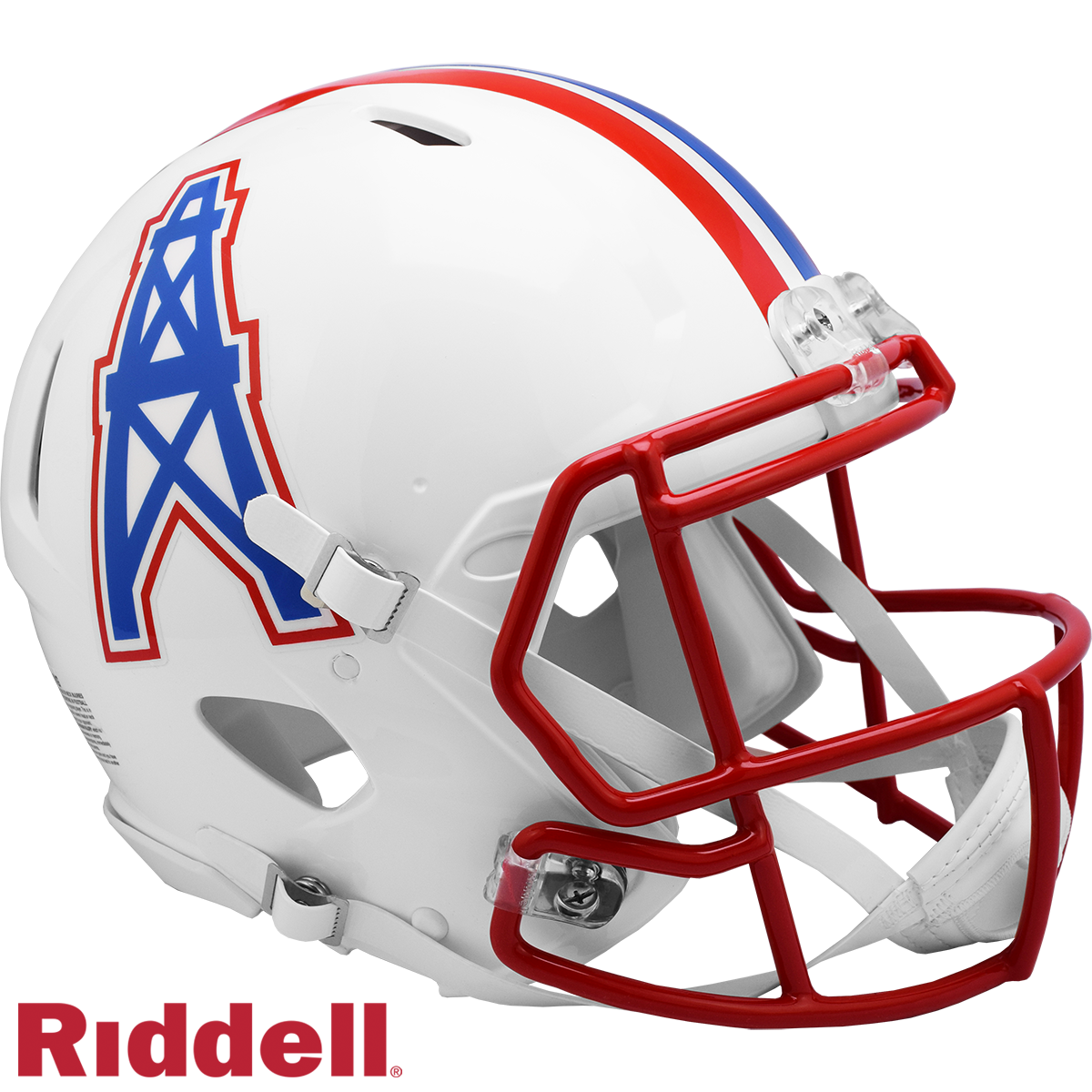 Houston Oilers Helmet Riddell Authentic Full Size Speed Style 1981-1998 T/B Special Order