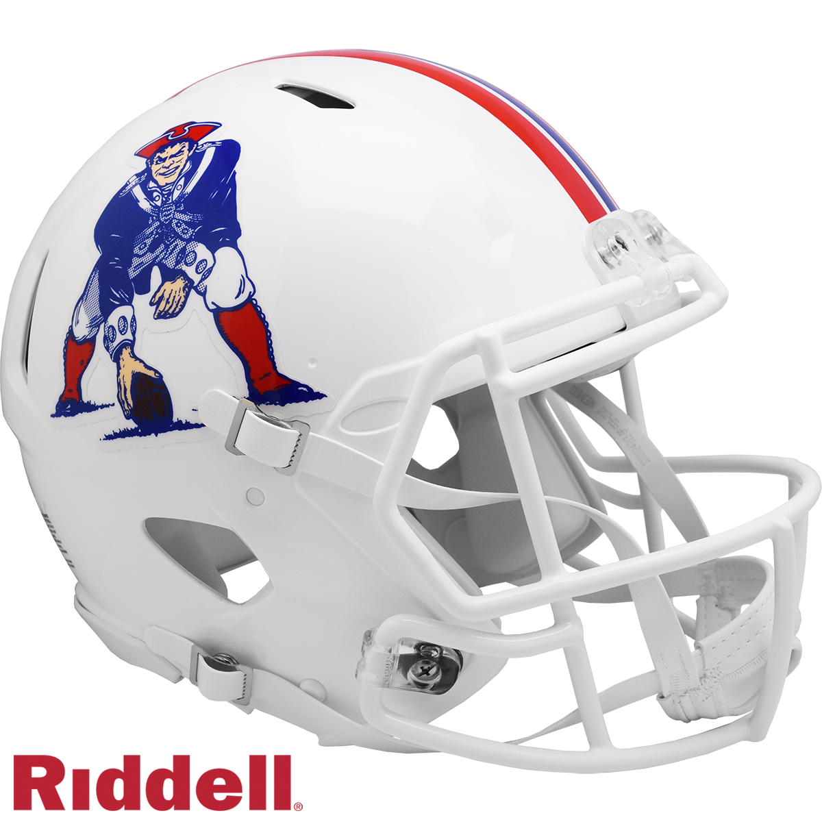 New England Patriots Helmet Riddell Authentic Full Size Speed Style 1982-1989 T/B Special Order