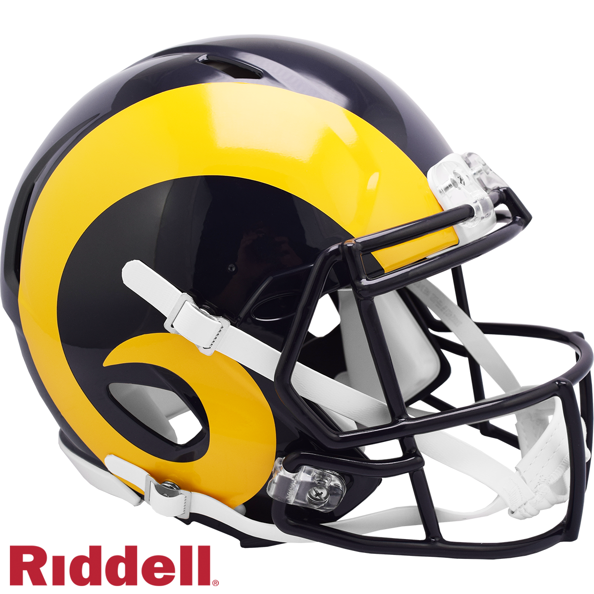 Los Angeles Rams Helmet Riddell Authentic Full Size Speed Style 1981-1999 T/B Special Order