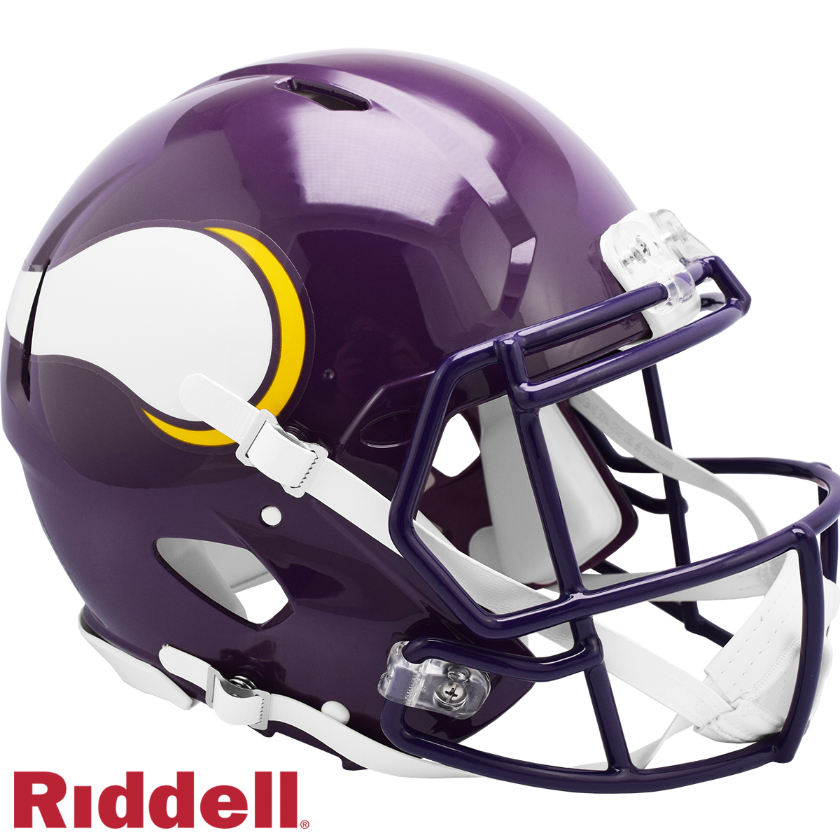 Minnesota Vikings Helmet Riddell Authentic Full Size Speed Style 1983-2001 T/B Special Order