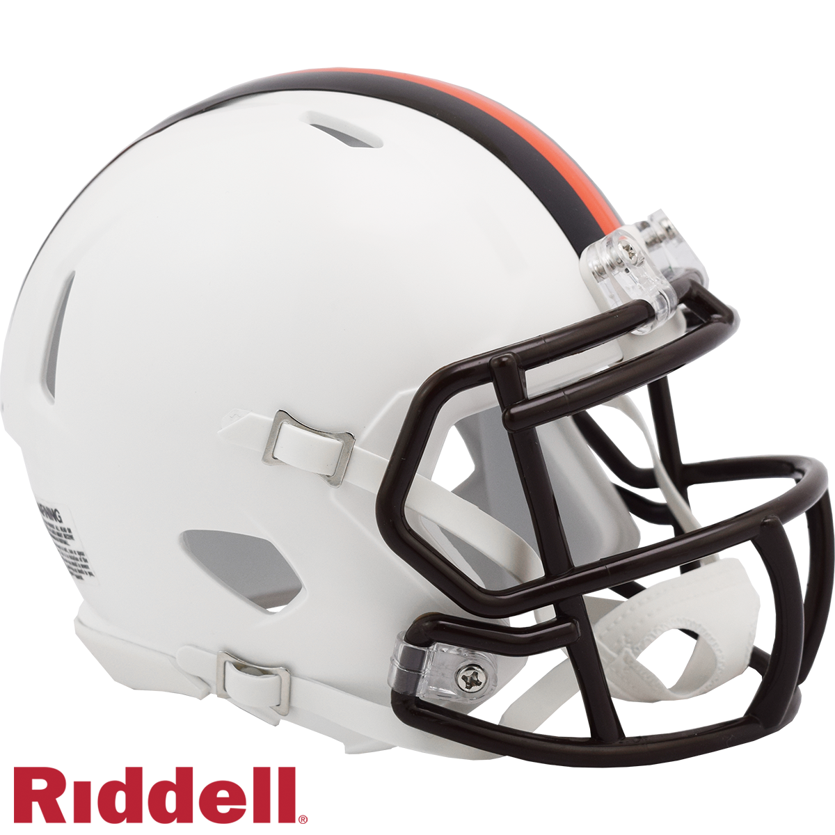 Cleveland Browns Helmet Riddell Replica Mini Speed Style On-Field Alternate 2023 White Out Periodic Restock