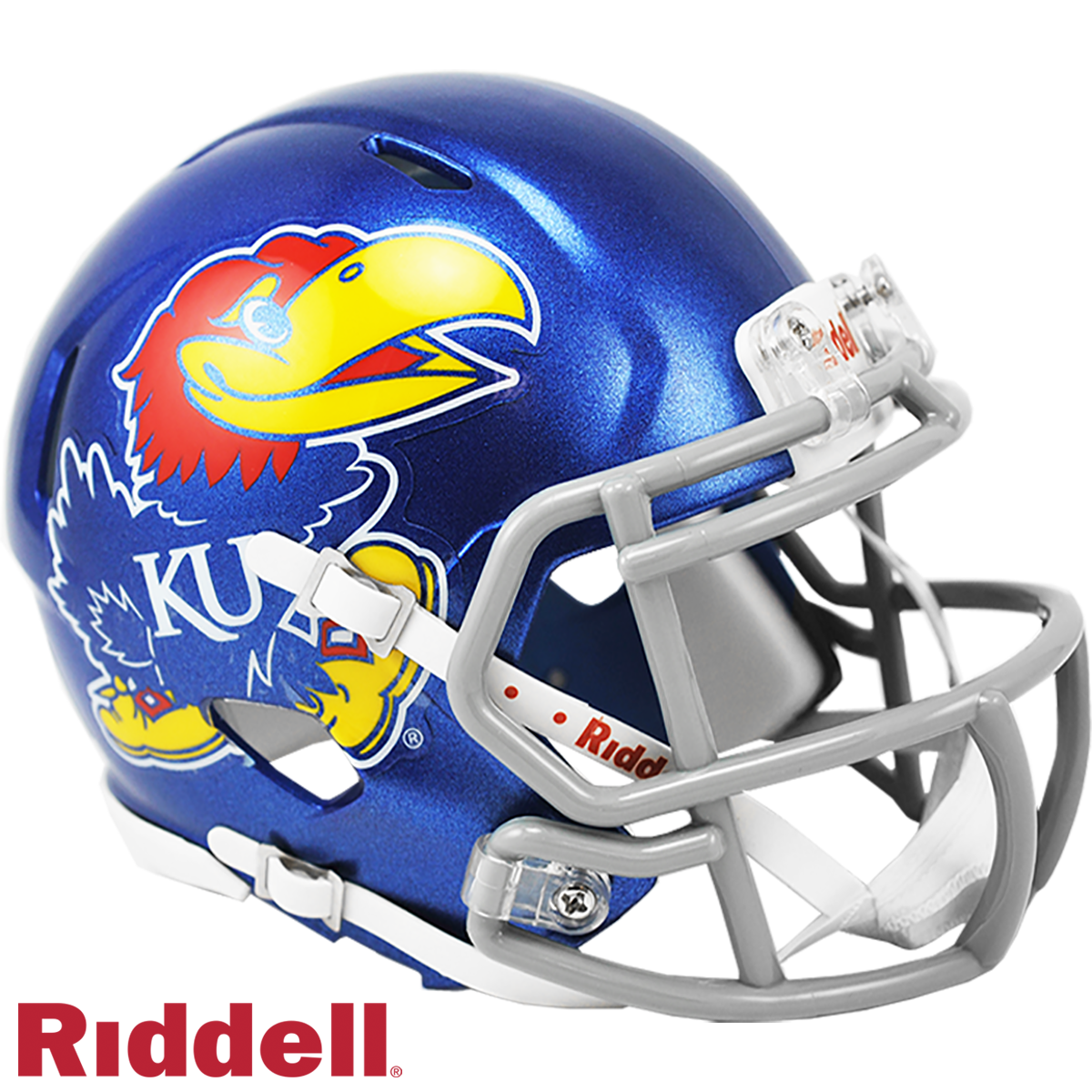Kansas Jayhawks Helmet Riddell Replica Mini Speed Style