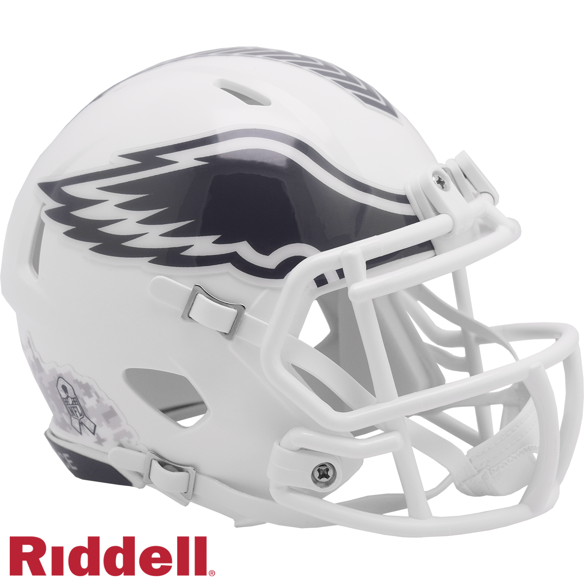 Philadelphia Eagles Helmet Riddell Replica Mini Speed Style Salute To Service 2024
