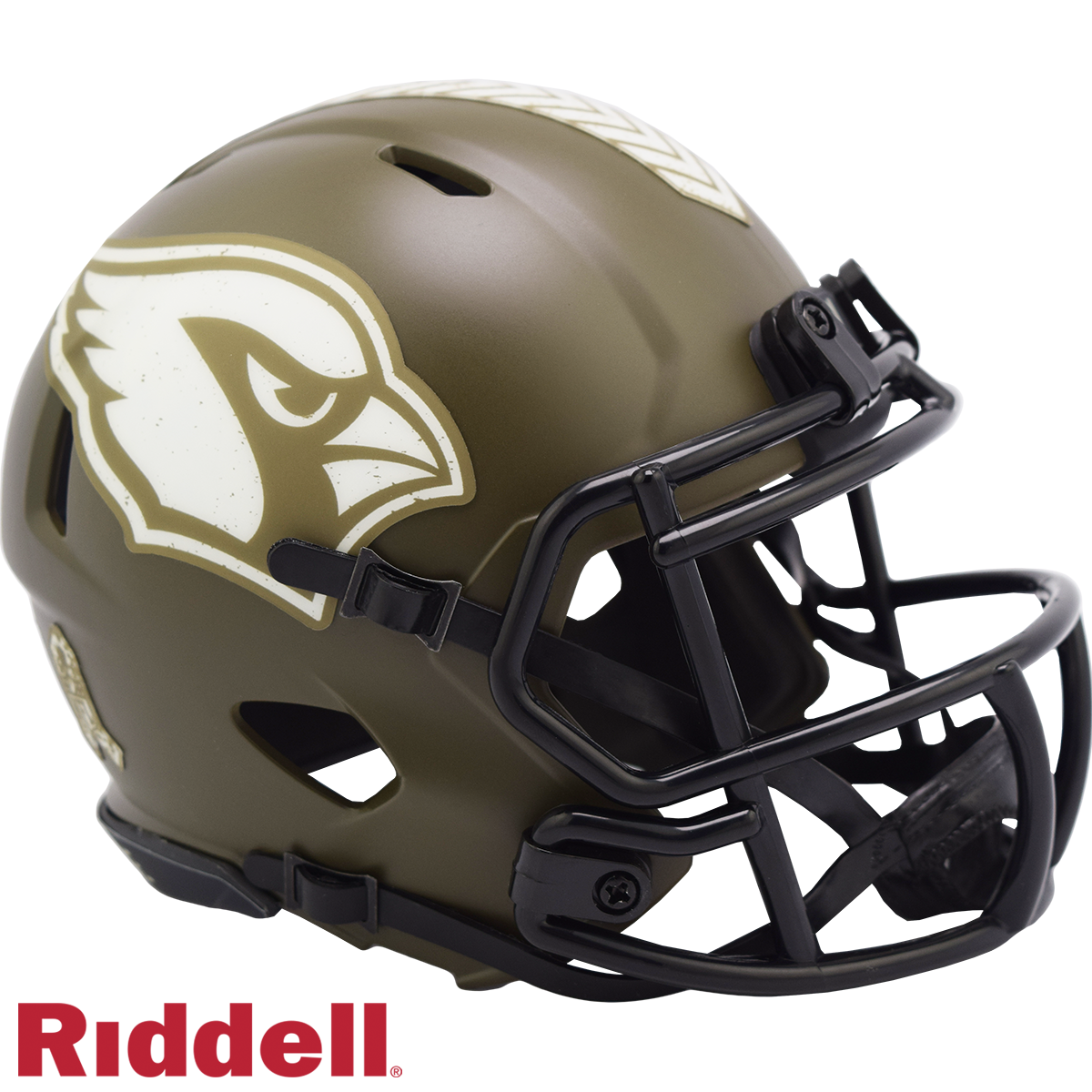 Arizona Cardinals Helmet Riddell Replica Mini Speed Style Salute To Service 2022