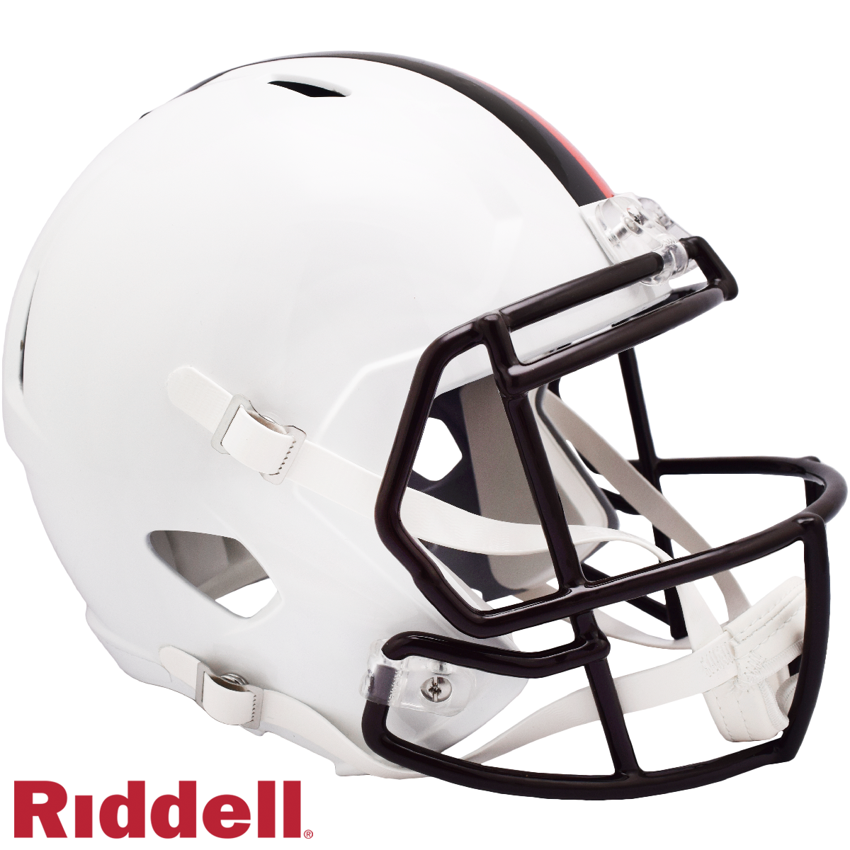 Cleveland Browns Helmet Riddell Replica Full Size Speed Style On-Field Alternate 2023 White Out