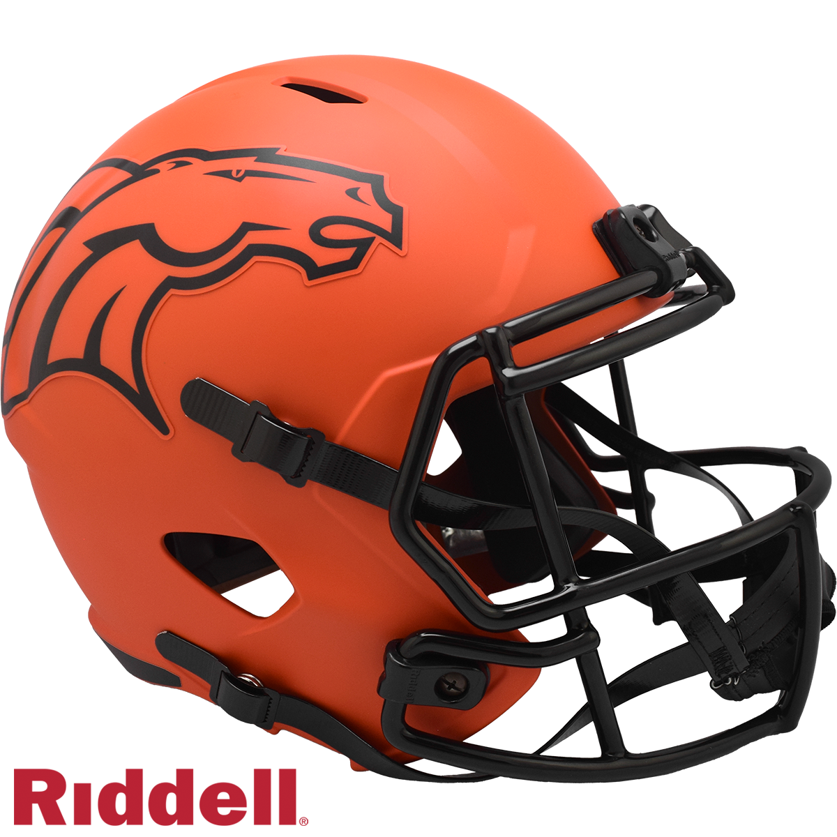 Denver Broncos Helmet Riddell Replica Full Size Speed Style Rave Alternate