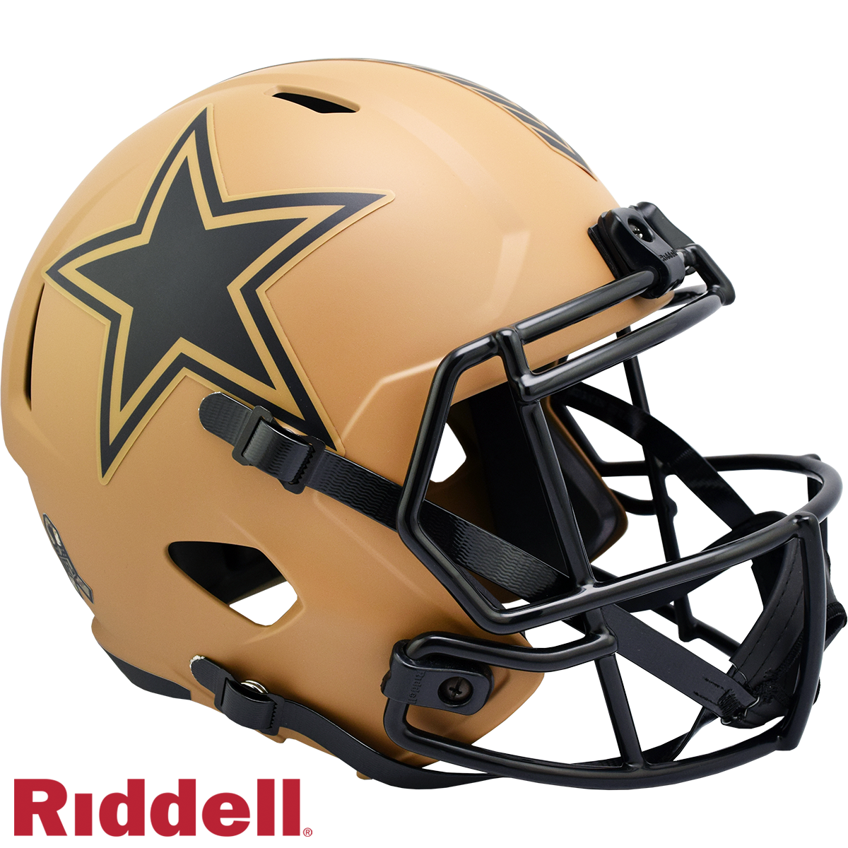 Dallas Cowboys Helmet Riddell Replica Full Size Speed Style Salute To Service 2023