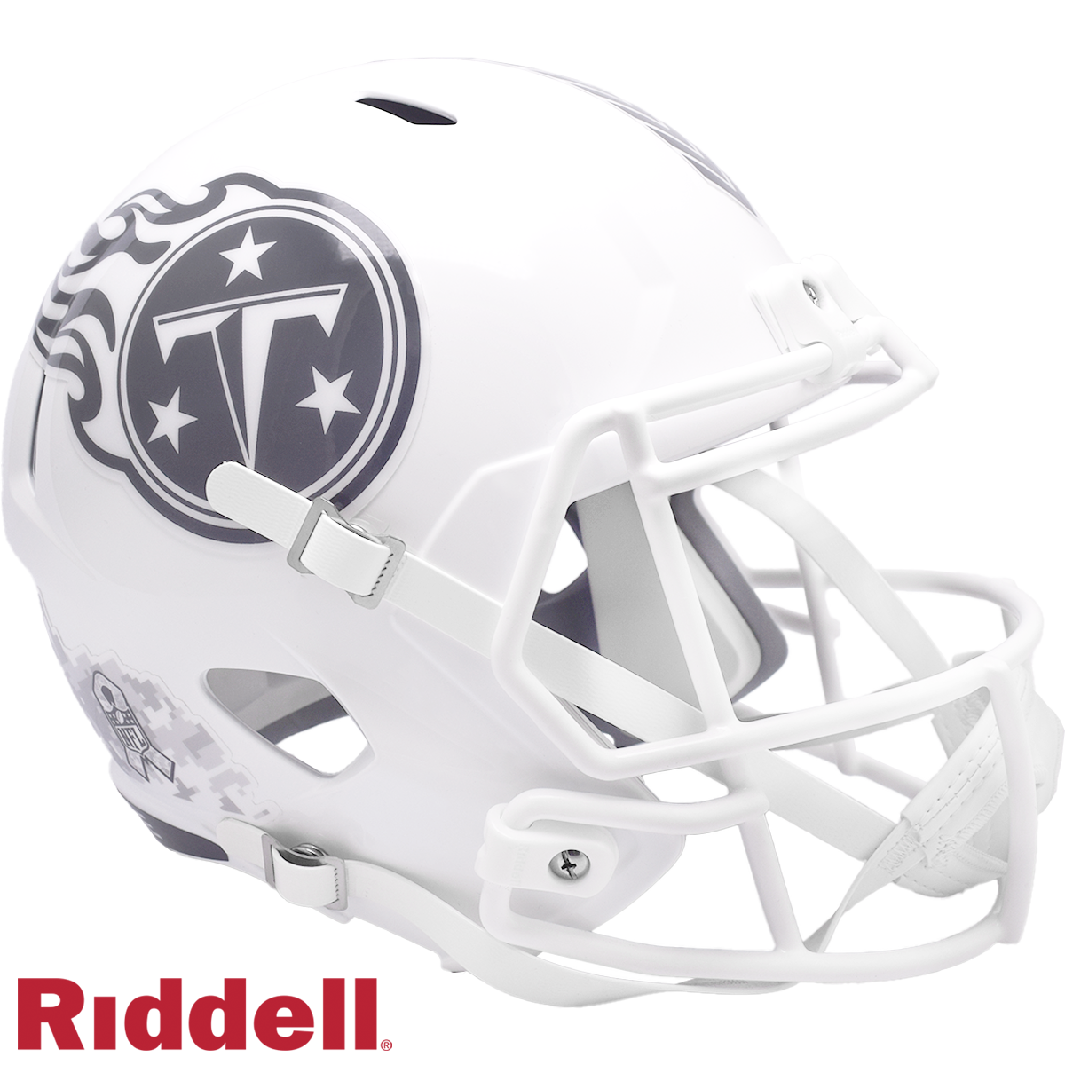 Tennessee Titans Helmet Riddell Replica Full Size Speed Style Salute To Service 2024