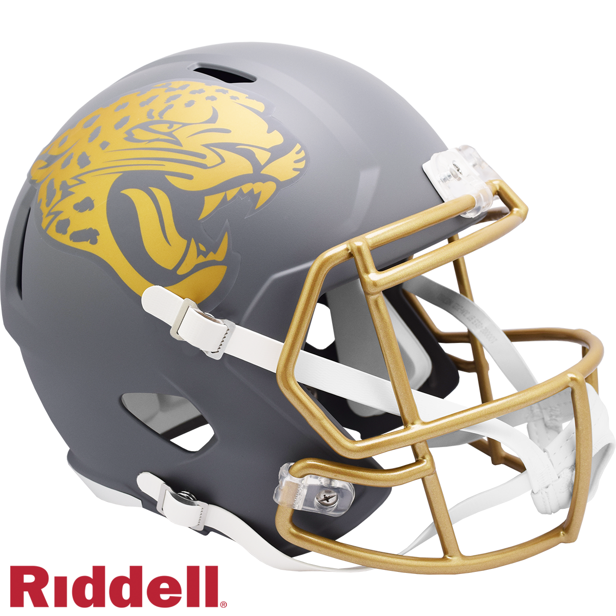 Jacksonville Jaguars Helmet Riddell Replica Full Size Speed Style Slate Alternate