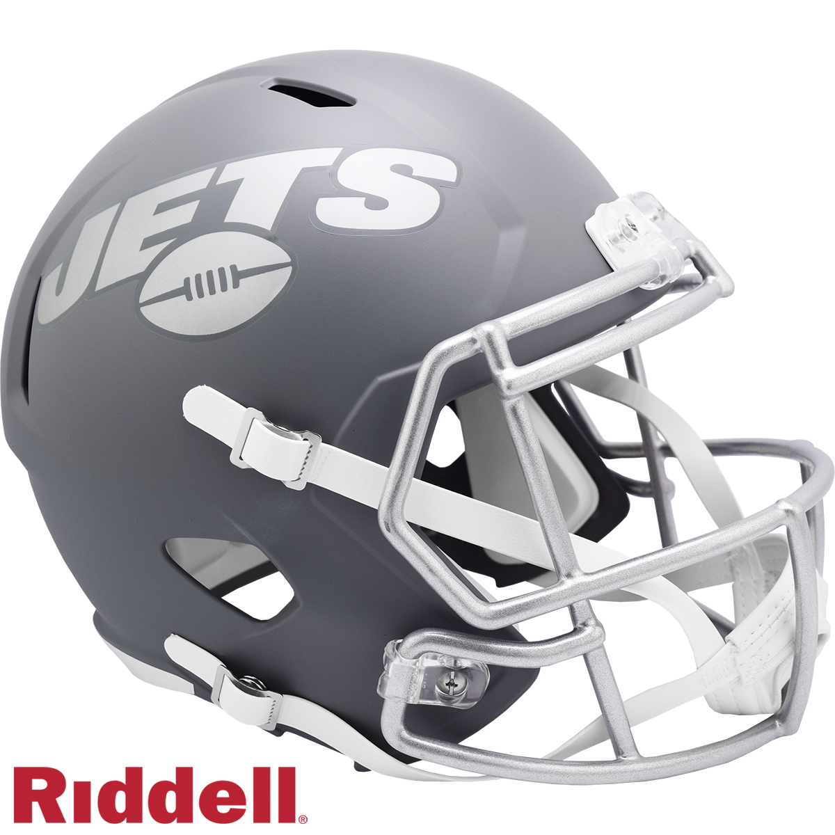 New York Jets Helmet Riddell Replica Full Size Speed Style Slate Alternate
