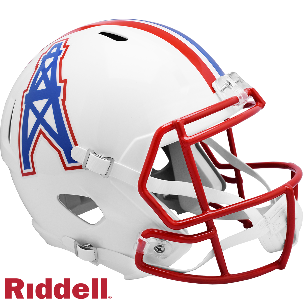 Houston Oilers Helmet Riddell Replica Full Size Speed Style 1981-1998 T/B