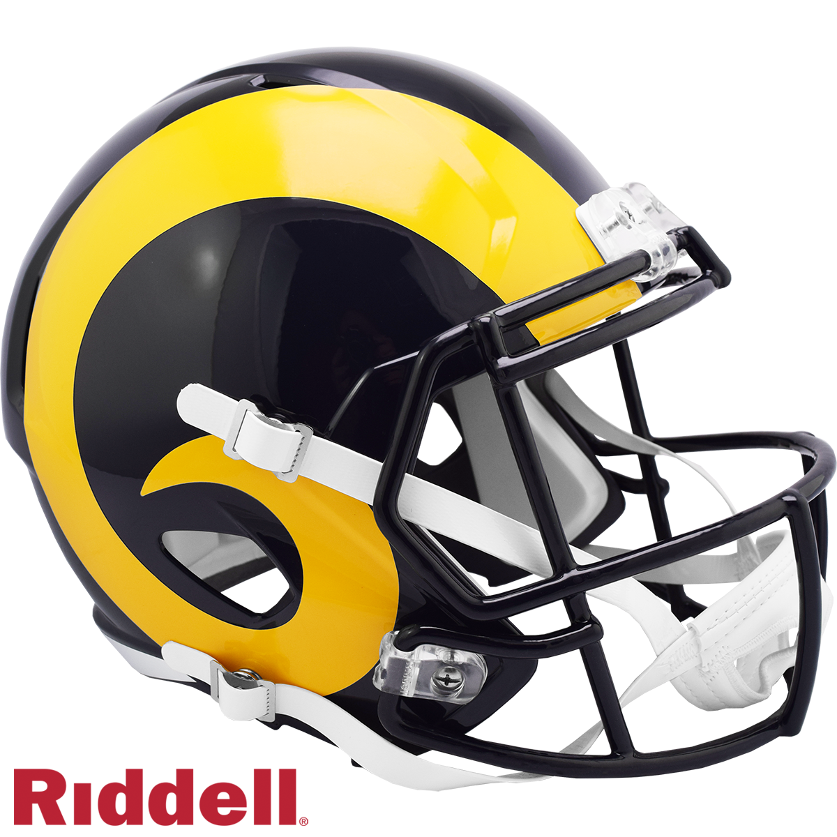 Los Angeles Rams Helmet Riddell Replica Full Size Speed Style 1981-1999 T/B Special Order
