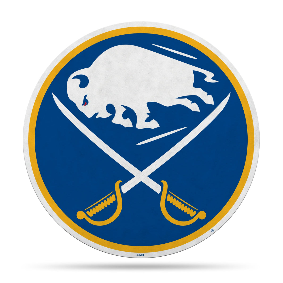 Buffalo Sabres Pennant Shape Cut Logo Design - Special Order