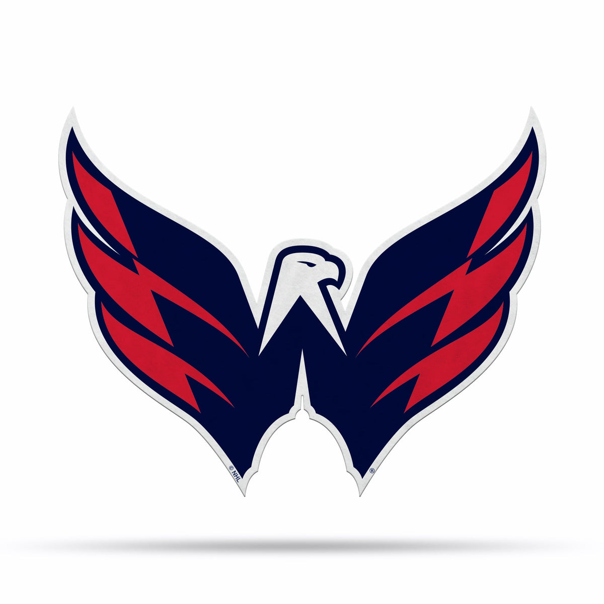Washington Capitals Pennant Shape Cut Logo Design - Special Order
