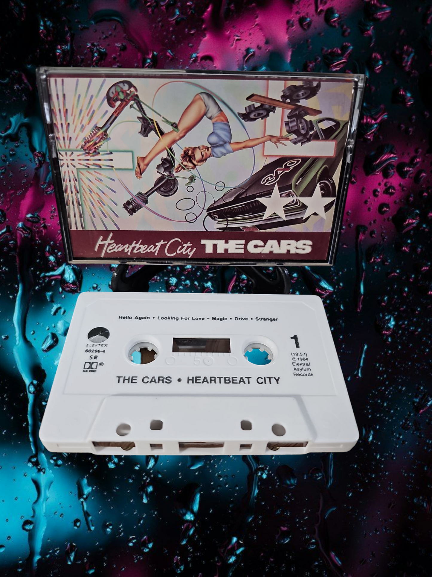 The Cars Hearbeat City Cassette Tape 60296-4