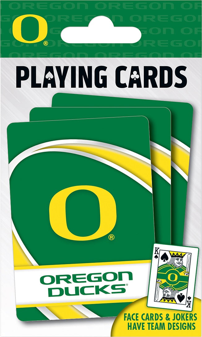 Oregon Ducks Playing Cards Logo