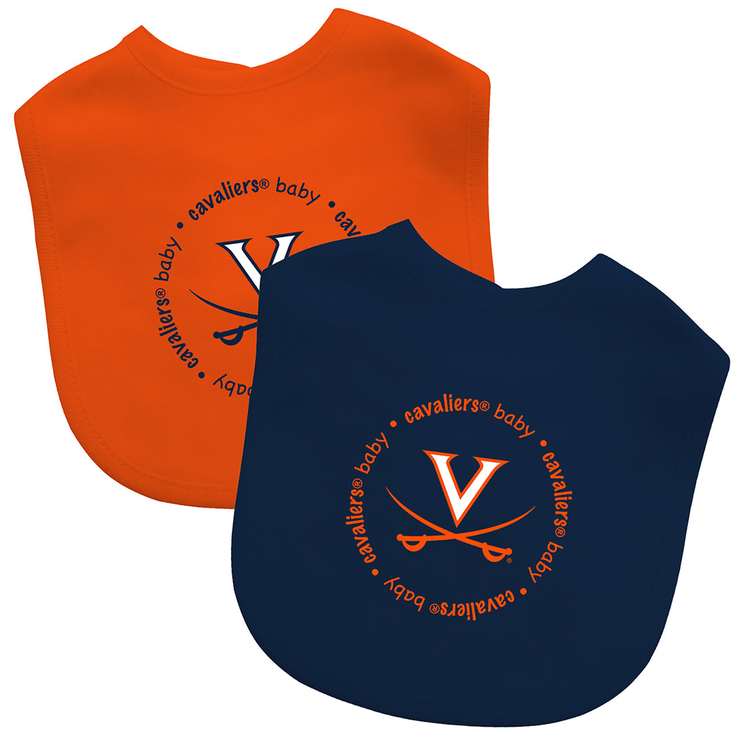 Virginia Cavaliers Baby Bib 2 Pack - Special Order