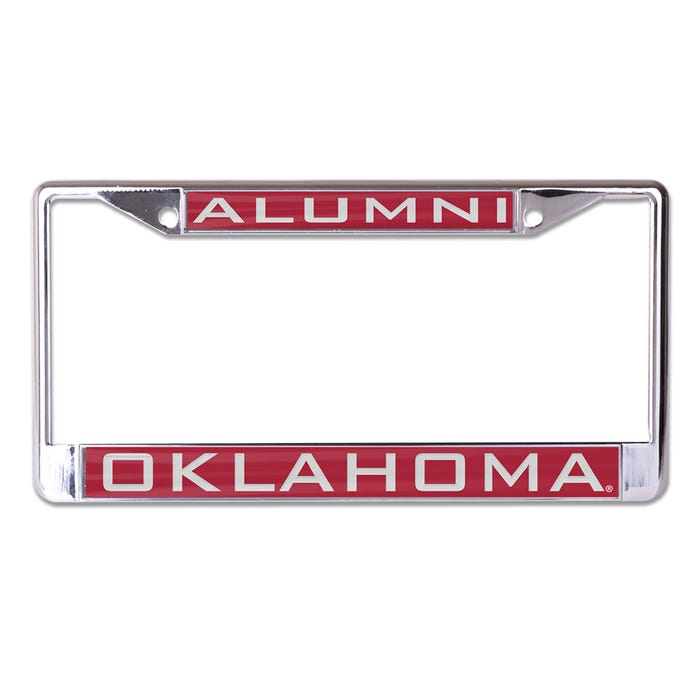 Oklahoma Sooners License Plate Frame - Inlaid - Alumni