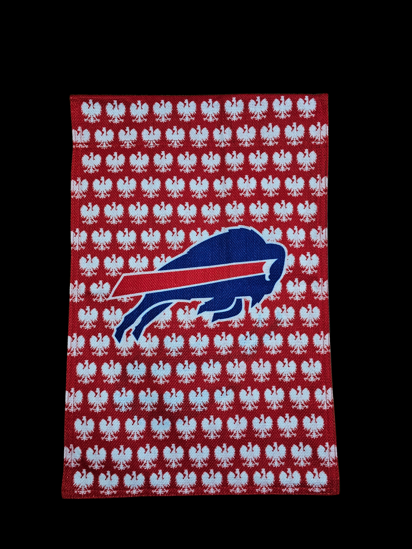 Buffalo Bills Polish Garden flag 11.5" x 17.5" Doubled side (flag only)