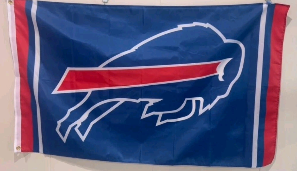 Buffalo Bills 3'5' Blue & Red Flag NEW FREE SHIPPING