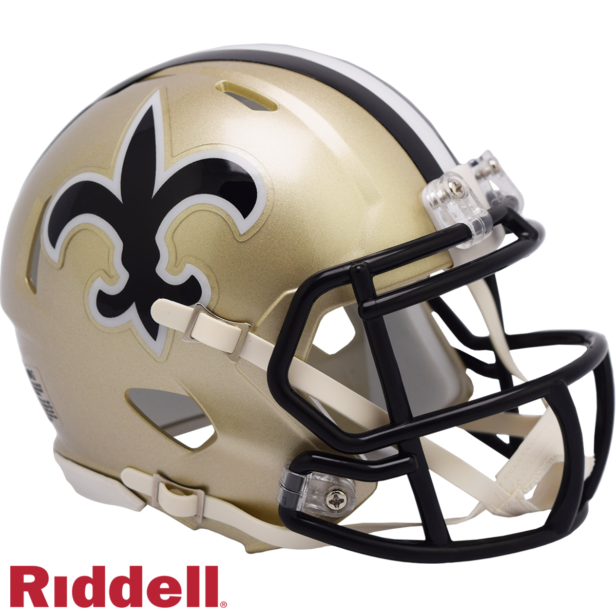 New Orleans Saints Helmet Riddell Replica Mini Speed Style 1976-1999 T/B Periodic Restock