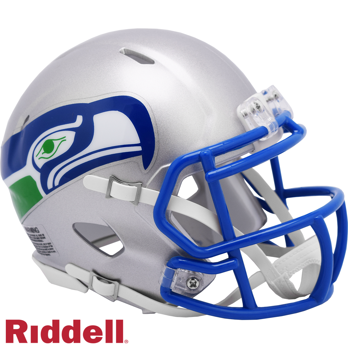 Seattle Seahawks Helmet Riddell Replica Mini Speed Style 1983-2001 T/B Periodic Restock