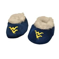 West Virginia Mountaineers Slipper - Baby Bootie - 0-3 Months - S