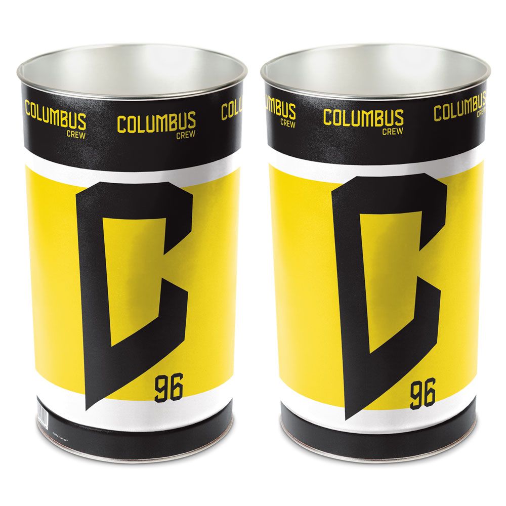 Columbus Crew SC Wastebasket 15 Inch Special Order