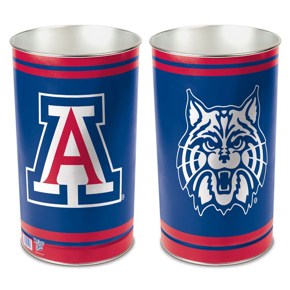 Arizona Wildcats Wastebasket 15 Inch Special Order