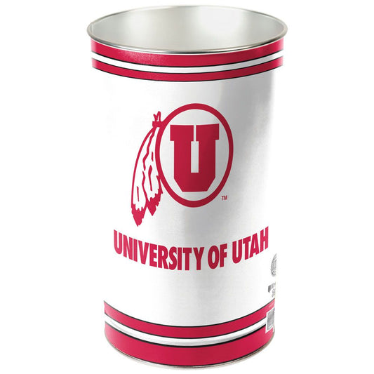 Utah Utes Wastebasket 15 Inch Special Order