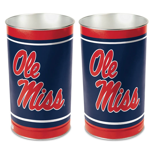 Mississippi Rebels Wastebasket 15 Inch Special Order