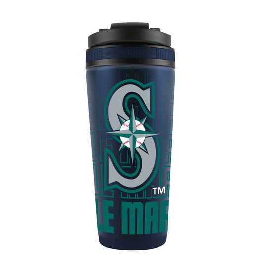Seattle Mariners Ice Shaker 26oz Stainless Steel - Special Order