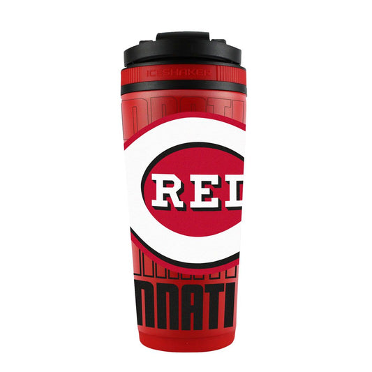 Cincinnati Reds Ice Shaker 26oz Stainless Steel - Special Order