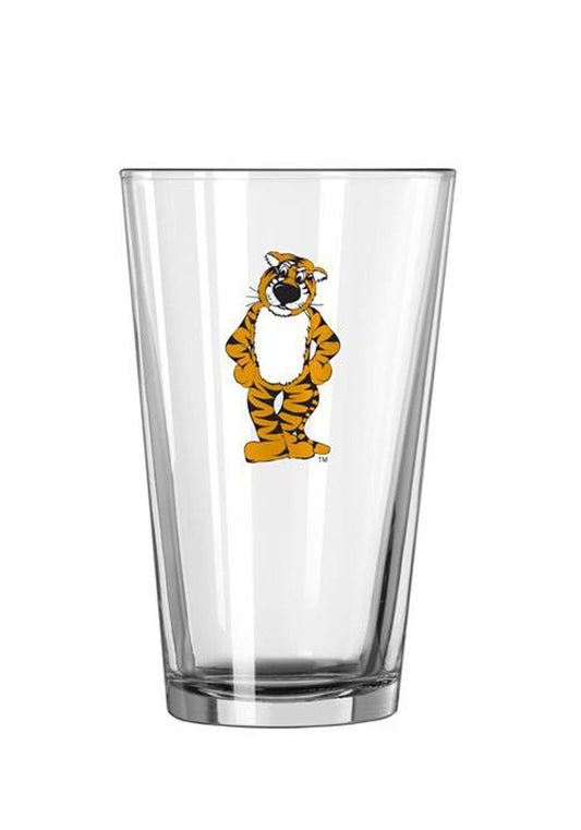 Missouri Tigers Glass Pint 16oz Standing Tiger CO