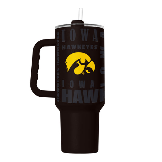 Iowa Hawkeyes Tumbler 40oz Powder Coat Replay