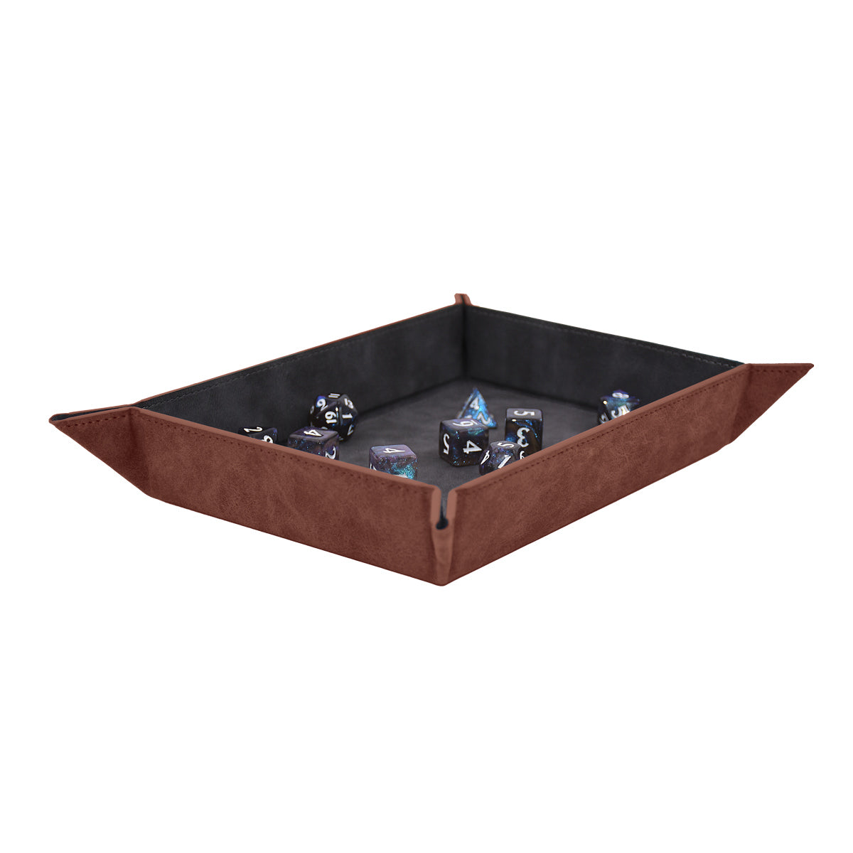 Dice Rolling Tray Foldable Ruby