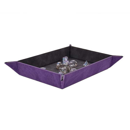 Dice Rolling Tray Foldable Amethyst